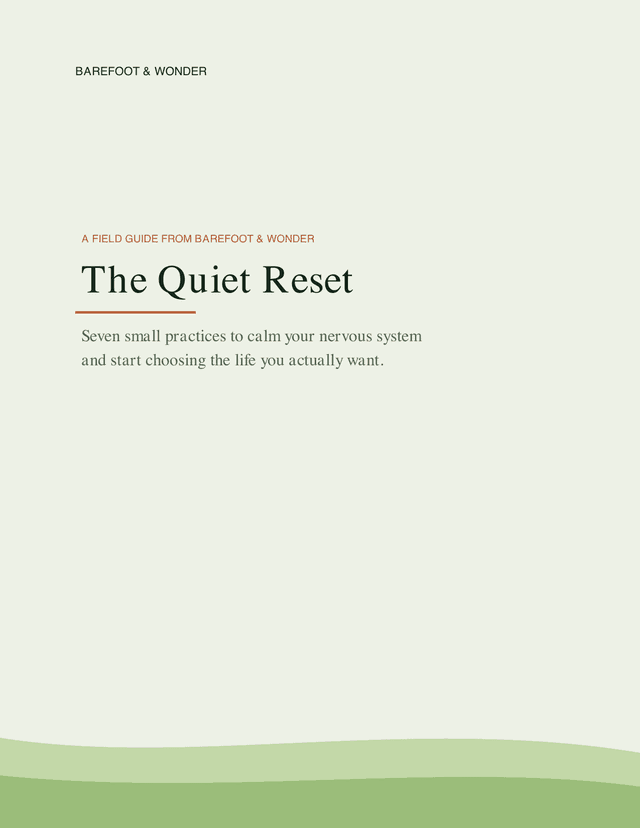 Cover of The Quiet Reset